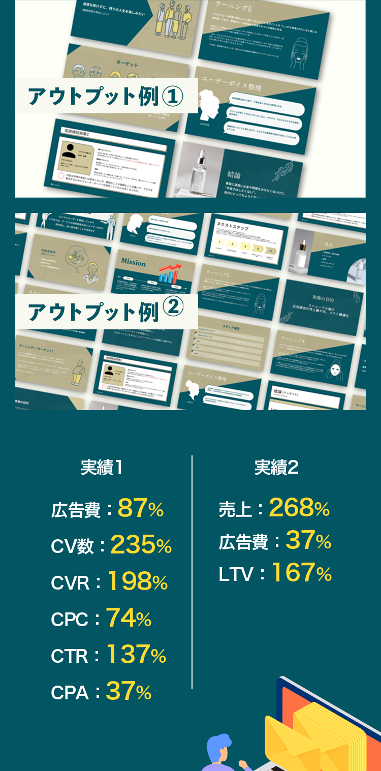 アウトプット例